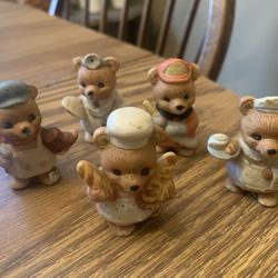 Homco Bear Figurines - Occupations 8820