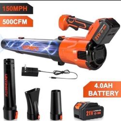 UNTIMATV 21V Cordless Leaf Blower with Battery