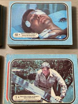 SIX MILLION DOLLAR MAN CARDS..