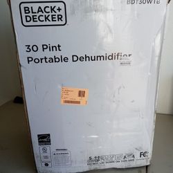 Black And Decker Portable Dehumidifier