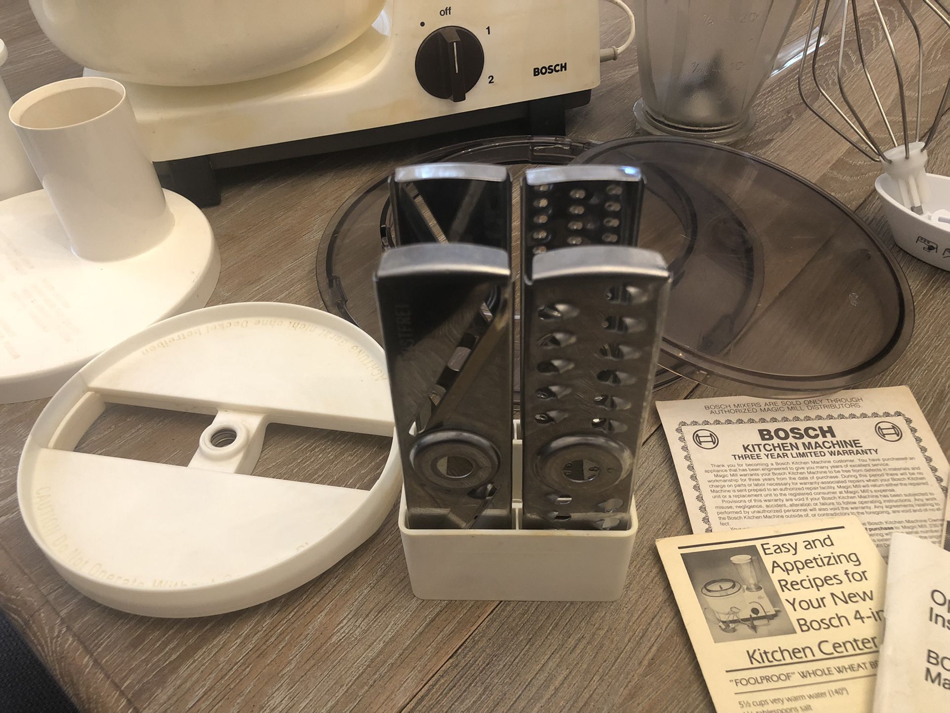 Vintage Bosch Universal UM4 Mixer Kitchen Machine with Attachments Working
