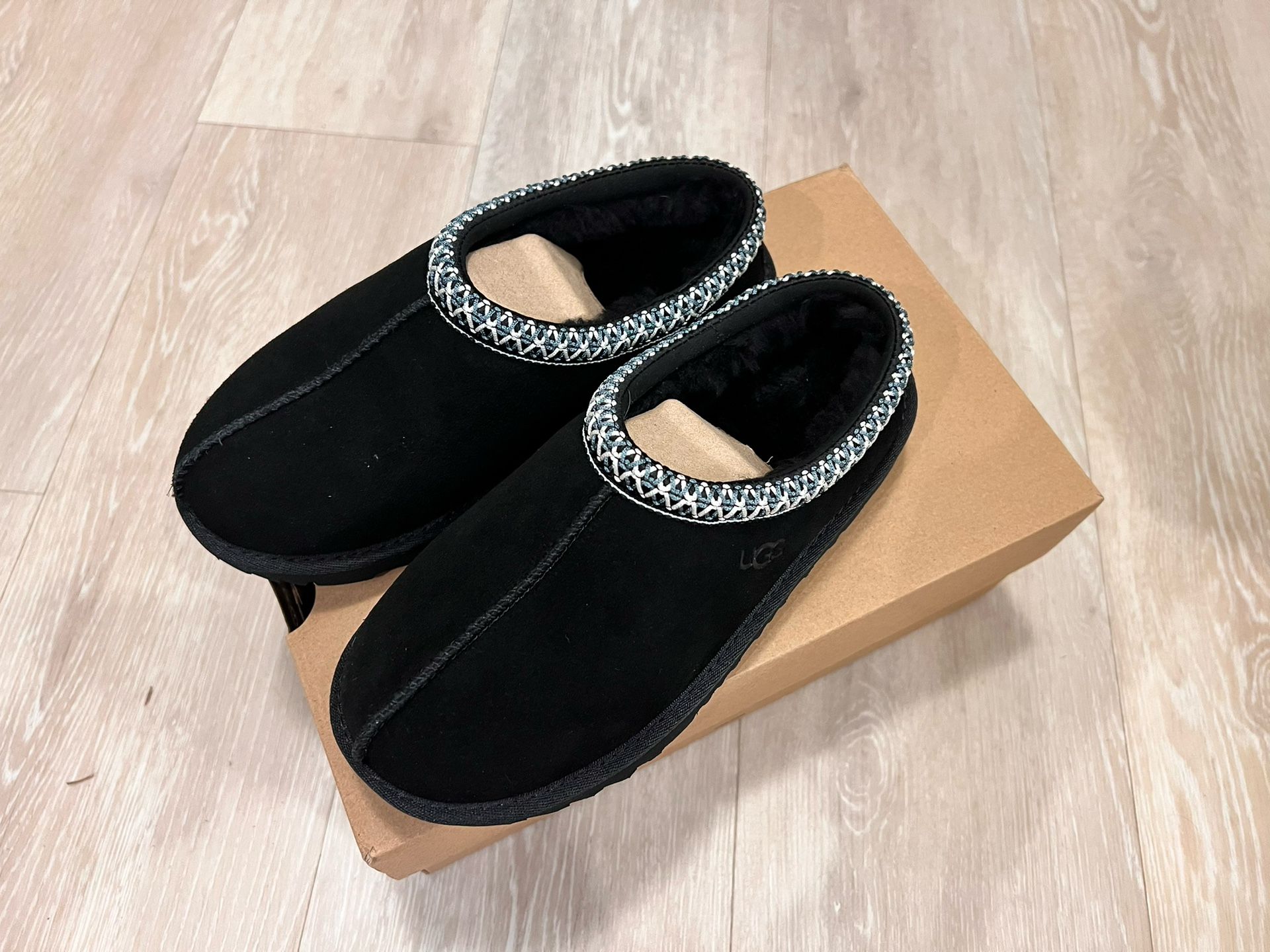 UGG Tasman II Slipper Black (Kids) (1019066K-BLK) (Size: 3 Kids)