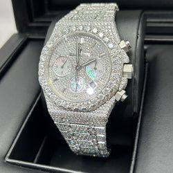 Real Lab Diamond Hand Set Watch 