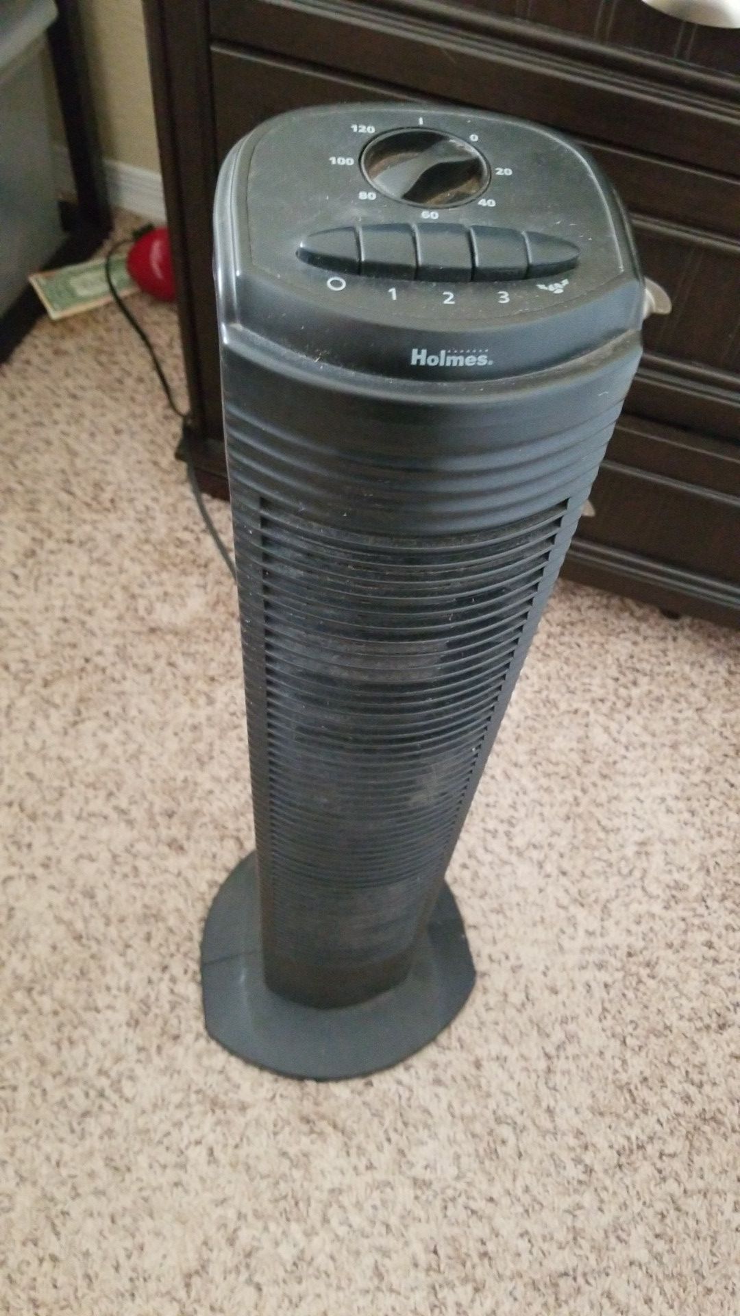 Timer fan. Great for dorm rooms and small apartments
