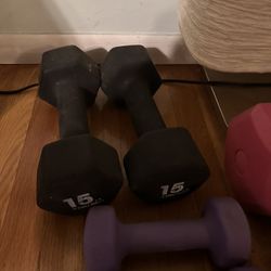Dumbbell Set – 3lb / 5lb / 10lb / 15lb”