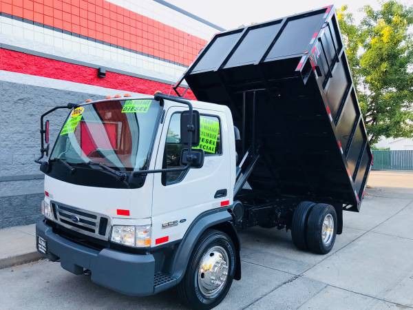 2006 FORD LCF DIESEL 12 FT DUMP