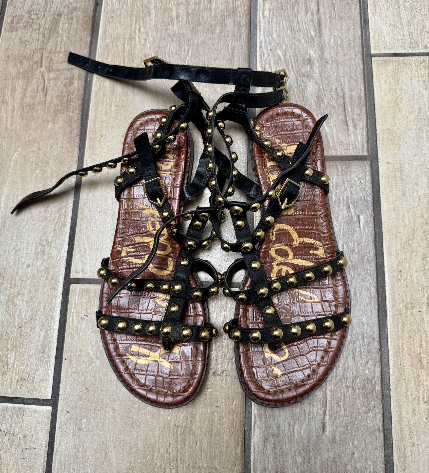 Sam Edelman Black Sandals - Size 8