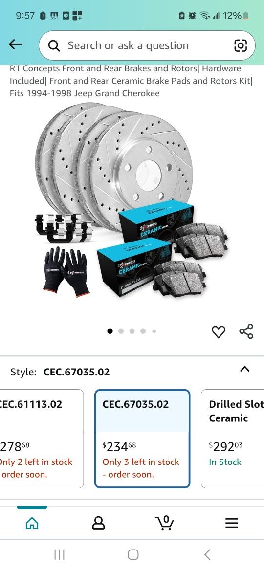 Brakes And Rotors New
