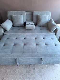Convertible sofa bed/Black