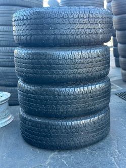 SET OF TIRE 265 70 16 GOODYEAR 85% LIFE