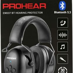 PROHEAR 037 Bluetooth 5.3 Hearing Protection Headphones BRAND NEW 