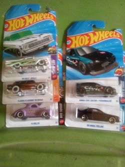 Hot wheels, old school, Hondas