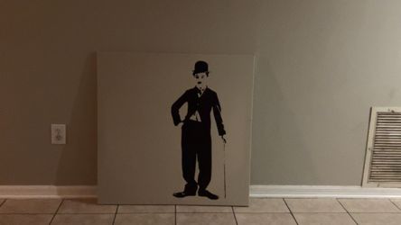Charlie Chaplin Painting 