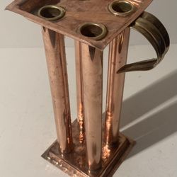 Vintage Copper Candlestick Holders 
