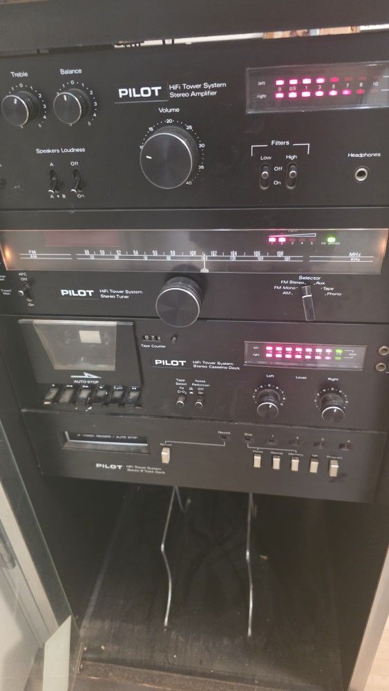 PILOT 1980s Hi-Fi Rack System 50 Bucks