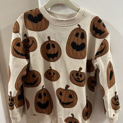 Halloween Pumpkin Sweater
