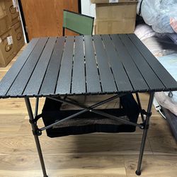 Camping dining table and chairs