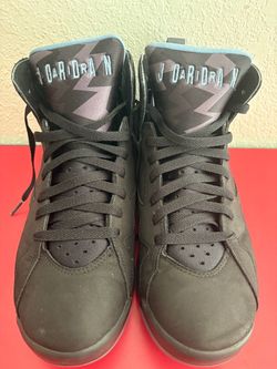 Black AIR JORDANS 7 RETRO