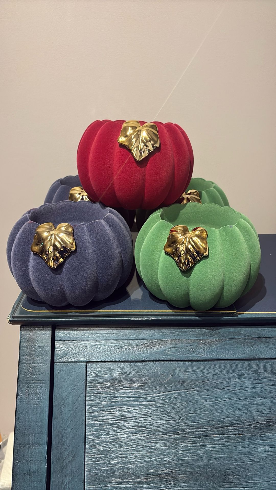 Bath And Body 3-wick Candle Holder Pumpkin