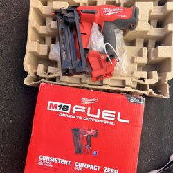 M18 FUEL 18-Volt Lithium-Ion Brushless Cordless Gen II 16-Gauge Angled Finish Nailer (Tool-Only) 180$ firm no ofers 