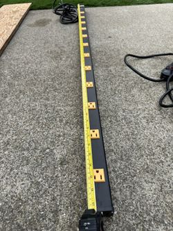 CRST Heavy Duty Metal Wide Spaced Power Strip Surge Protector with 15A Circuit Breaker 15FT Extral Long Cord...