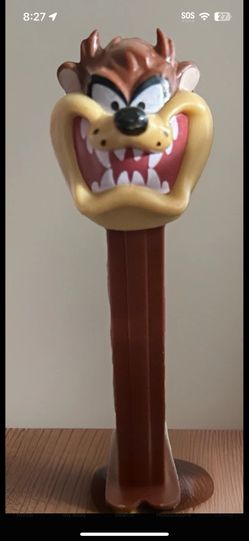 Vintage PEZ Candy Dispenser TAZ Tazmanian Devil Looney Tunes Brown 1995 Hungary