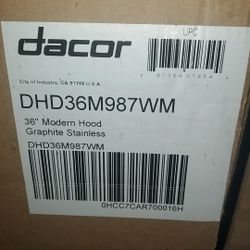 DACOR 36 INCH WALL KITCHEN HOOD