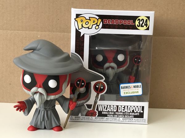 Funko Pop Wizard Deadpool 324 Barnes And Noble Exclusive For