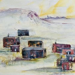 1978 Signed Vintage Original Painting 30” x 30” Decor