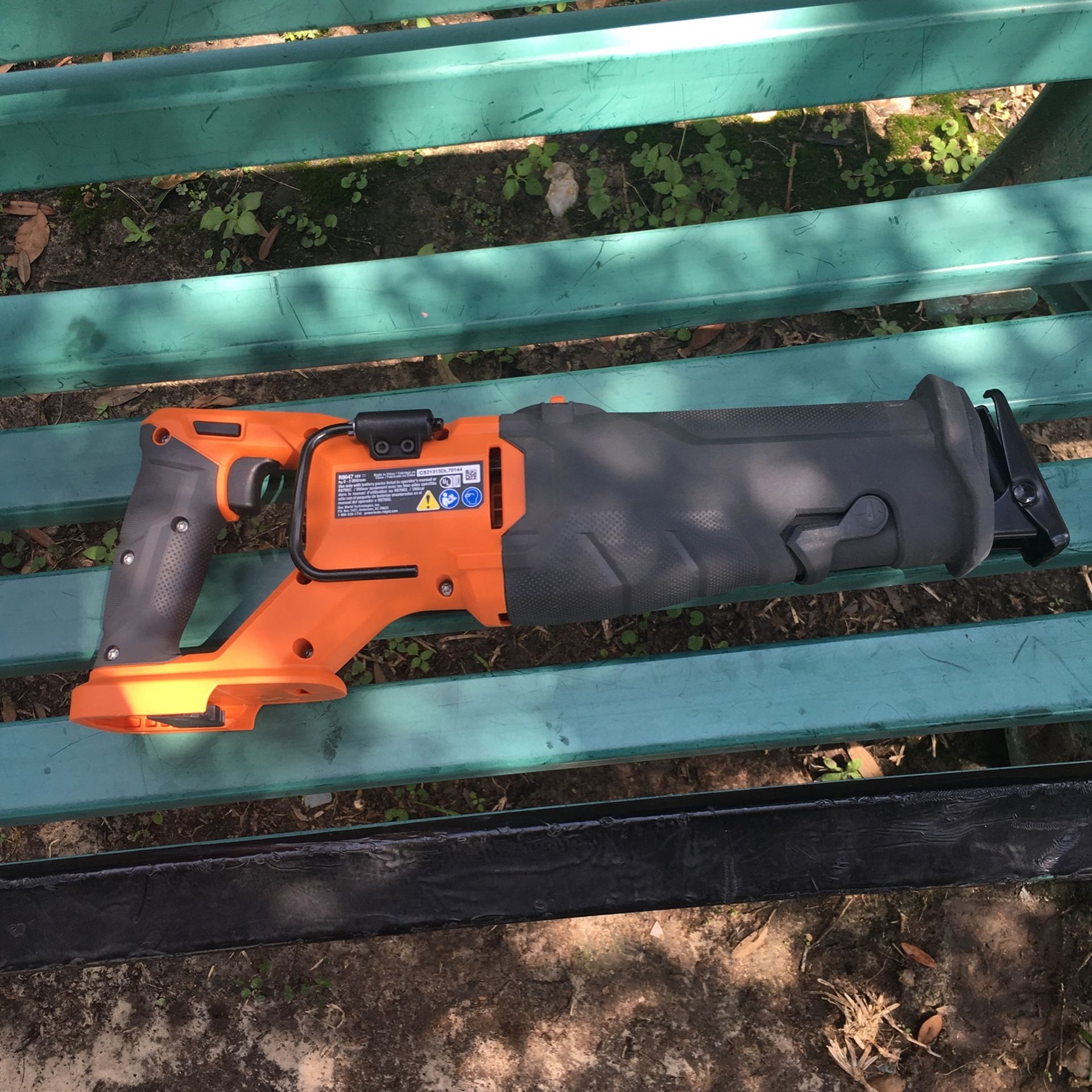 Ridgid 18v Sawzall 60 Tool Only for Sale in Houston, TX OfferUp