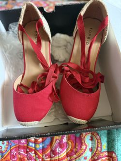 Red Wedges 91/2 Torrid 