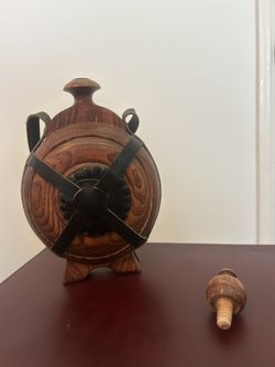Antique Wooden Canteen