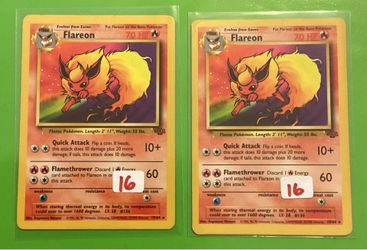 Flareon Pokémon Jungle, $16 each