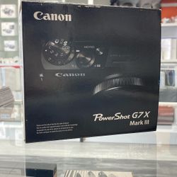 Canon PowerShot G7X Mark III