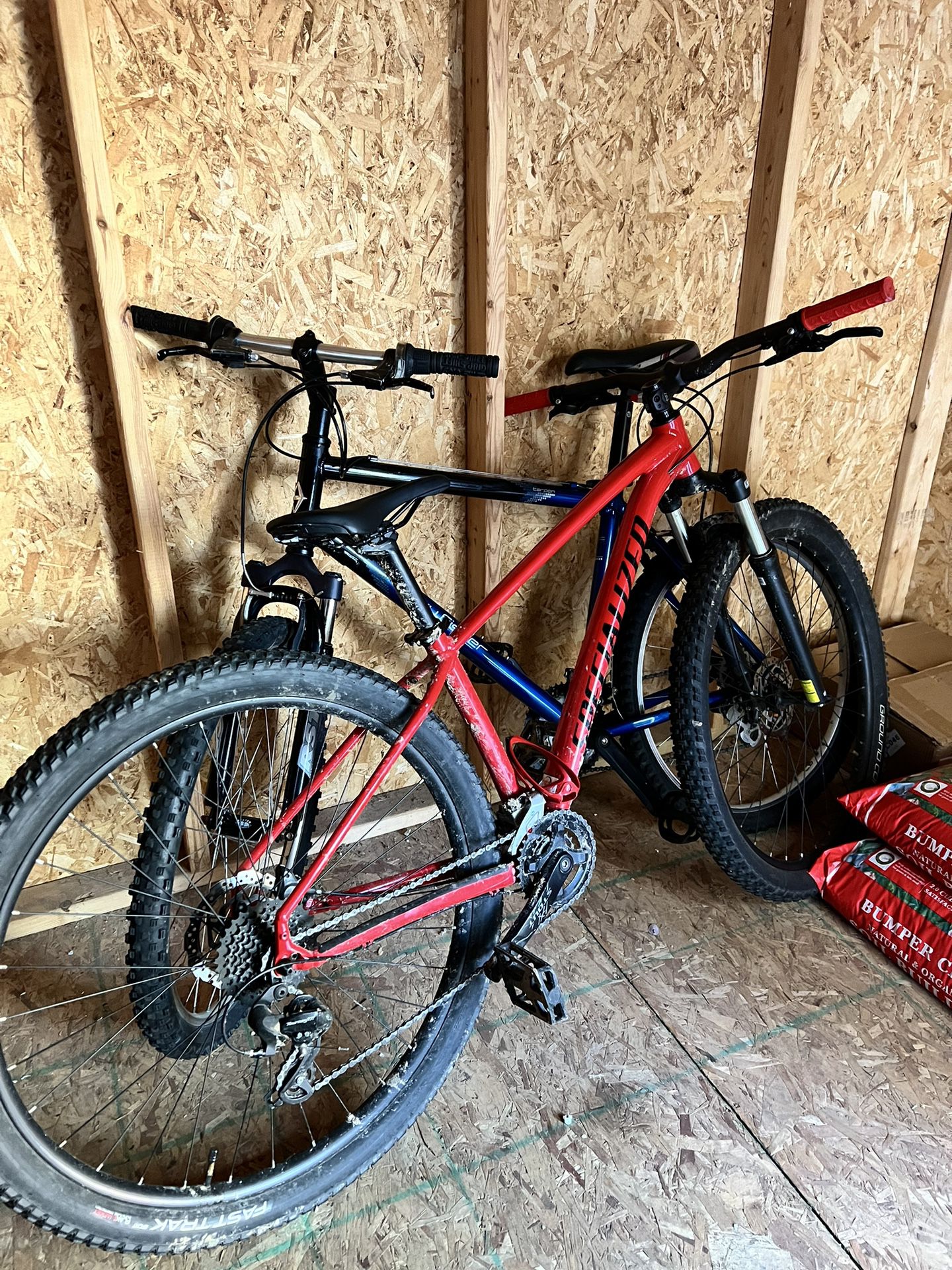 Two Adult Mountain Bikes