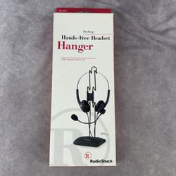 RadioShack Headset Hanger Stand Desktop Organizer NOS Model 43-2005