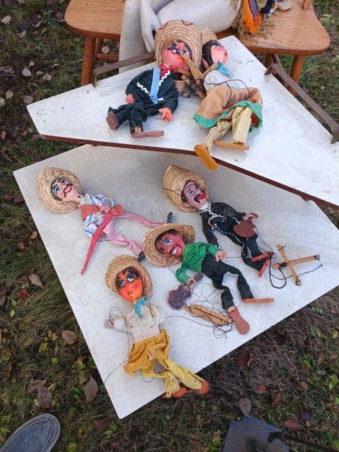 Vintage Dolls With Strings