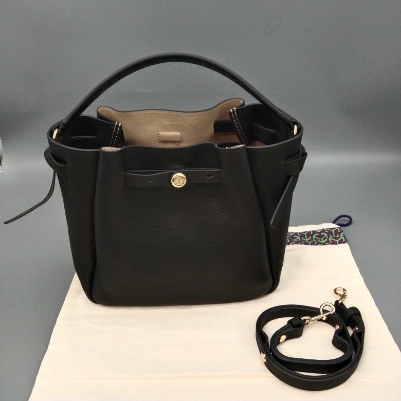 Tory Burch Romy Bucket Black