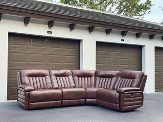 🛋️ Couch/Sofa Sectional - Electric Recliners - Brown - Delivery Available 🚛
