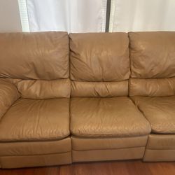 Leather Couch 