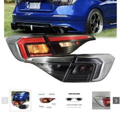 2022-2026 Honda Civic Sedan Clear OE Style Tail Lights 4pcs