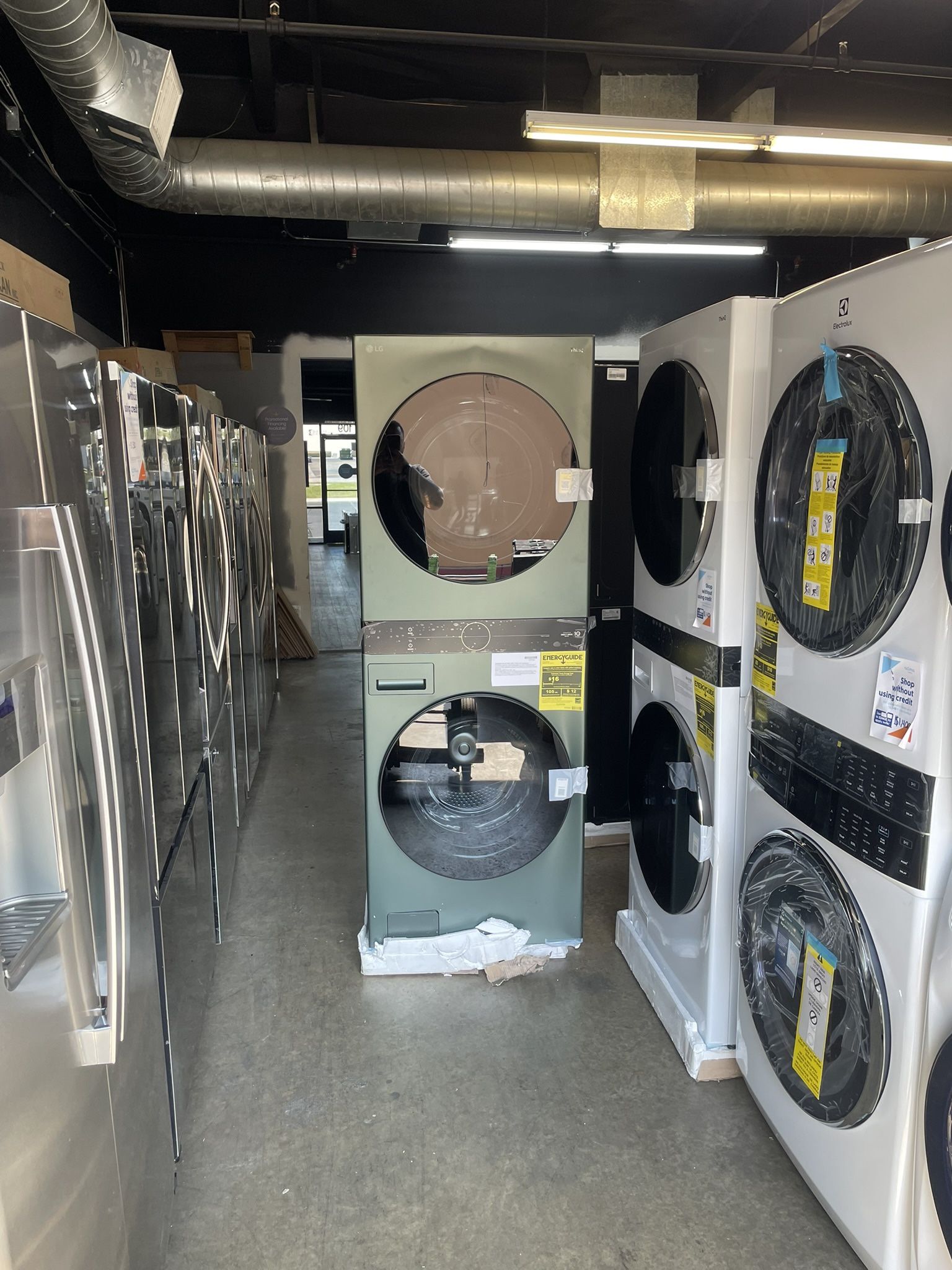 🚨ON SALE NOW🚨LG Green Washer And Gas Dryer Tower Stackable ‼️