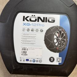 Konig  XG-12 Pro Snow chains Tesla