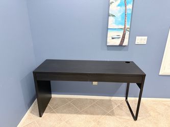 IKEA MICKE Desk 56" – Black-Brown (Great Condition)