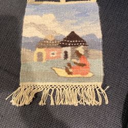 Wool Small Tapestry Handmade from Lesotho 