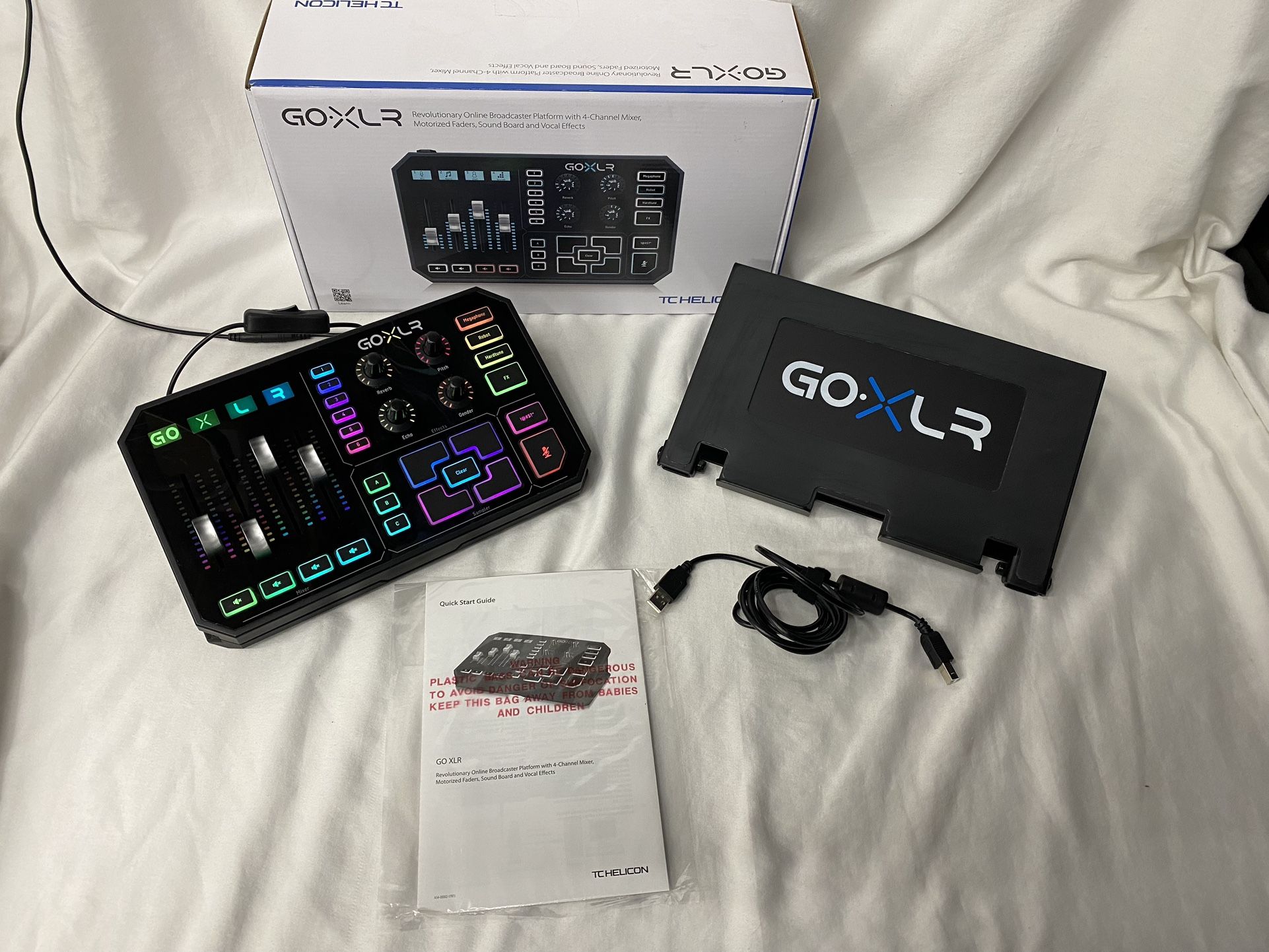 GOXLR Online Broadcaster Platform with 4-Channel Mixer, Motorized ...