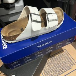 White Birkenstock 