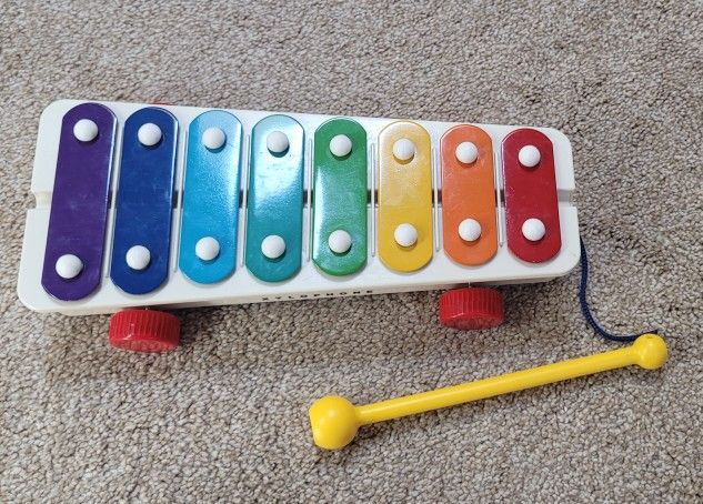 Fisher Price Xylophone On Wheels Toy