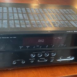 YAMAHA NATURAL SOUND AV RECEIVER RX-V581  With remote 