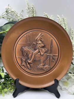 Norman Rockwell “Yankee Doodle”  Copper Plate – 1978 – 8” – Limited Edition 15,000 – COA